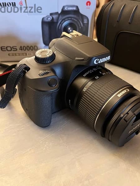 Canon EOS 4000D BLACK like New 6