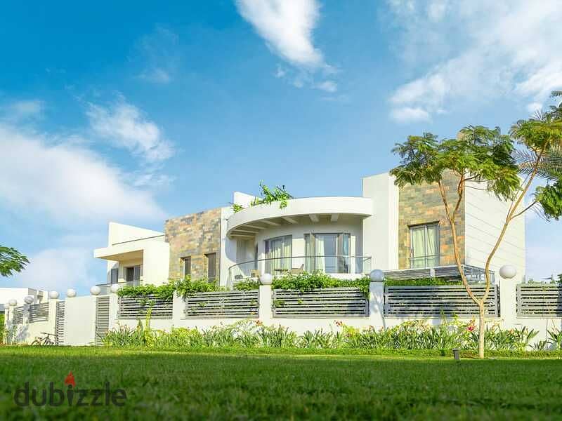 Receive immediately a 730 m2 independent villa with a 526 m2 garden in the heart of Sheikh Zayed, in front of Arkan, in installments 1