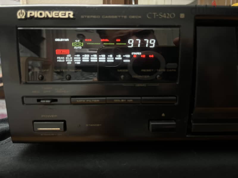 Pioneer CT-S420 3Heads tape deck Made in Japan 1