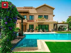 Villa for sale in front of Rehab, minutes from Fifth Settlement, in installments, in Swan Lake Compound, Hassan Allam, New Cairo