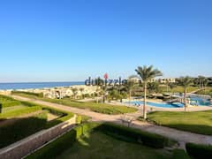 chalet 150m full seaview in la vista 6 ain sokhna fully finished , fully furnished