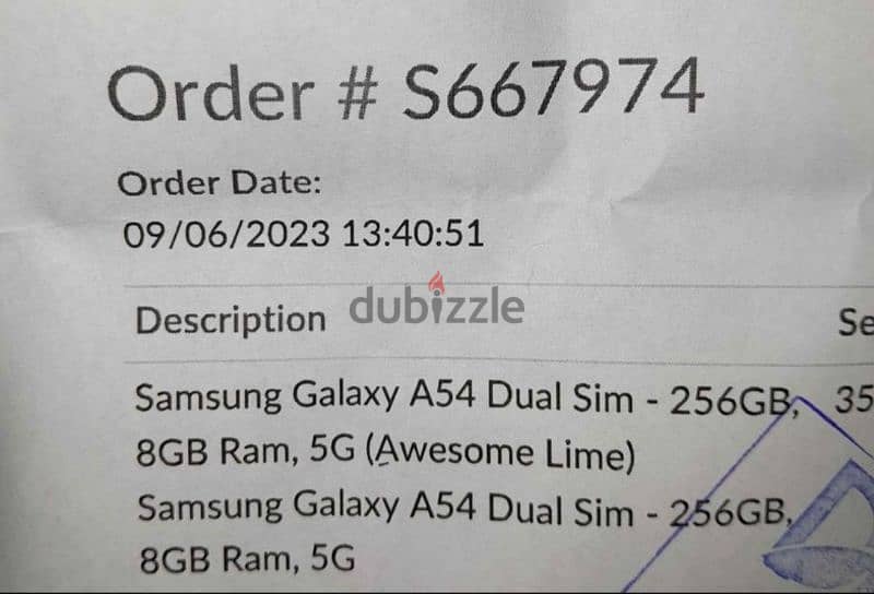 Samsung A54 256g used like new 1