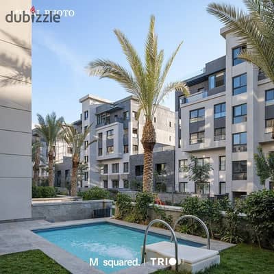 duplex 160m  ready to move for sale in trio gardens new cairo , below market price and installment till 2030