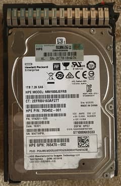 HPE HDD SAS 1TB