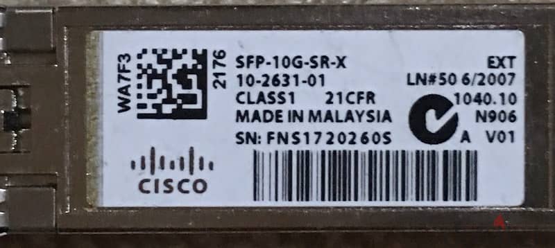 Cisco SFP+ 10G SR 1