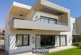 Stand-alone villa, 4 rooms + nano, fully finished, in Azha, Ain Sokhna, with a panoramic sea view, with a 30% discount. .