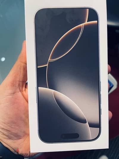 iPhone 16 Pro 256GB new sealed Dubai