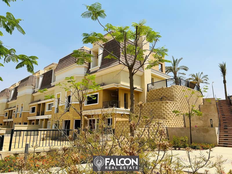 212m Villa With Special Discount Front View From All Rooms With For Sale With Installments In The Butterfly Compound Mostakbal City 4