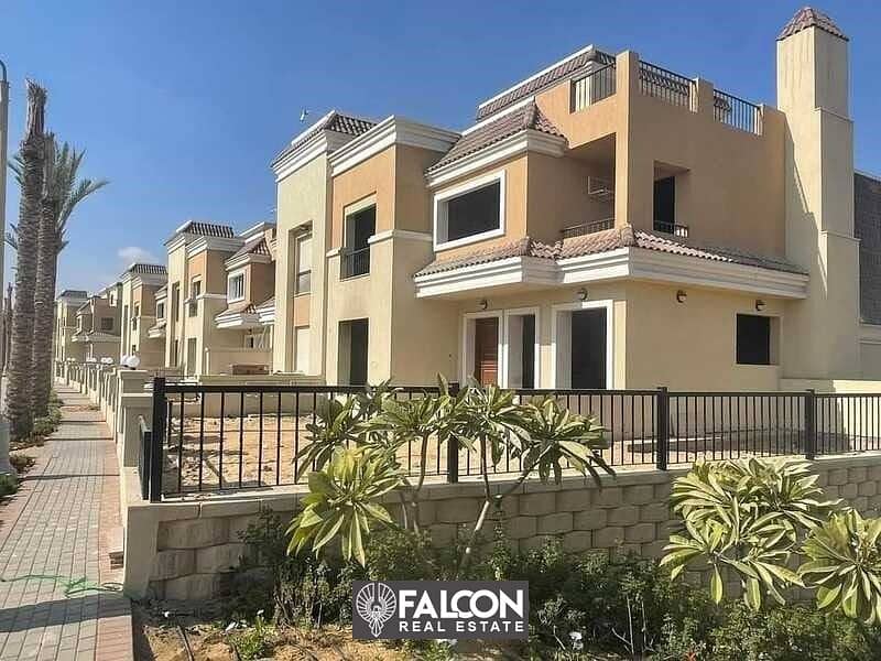 212m Villa With Special Discount Front View From All Rooms With For Sale With Installments In The Butterfly Compound Mostakbal City 8