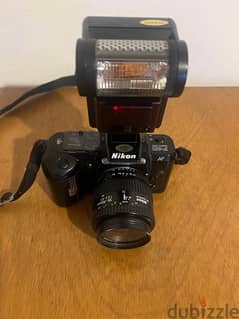 nikon camera with flash light