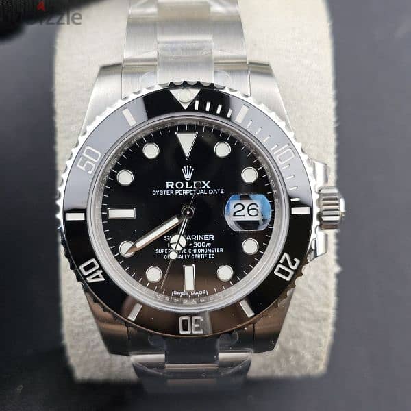 Rolex Submariner Date 40mm, 3135 movement ETA, 904L Steel, VS 0