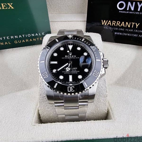 Rolex Submariner Date 40mm, 3135 movement ETA, 904L Steel, VS 2