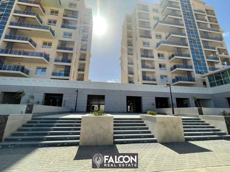 Apartment for sale, 188 sqm, immediate receipt, in Downtown, the heart of New Alamein, near Marassi, in installments 4