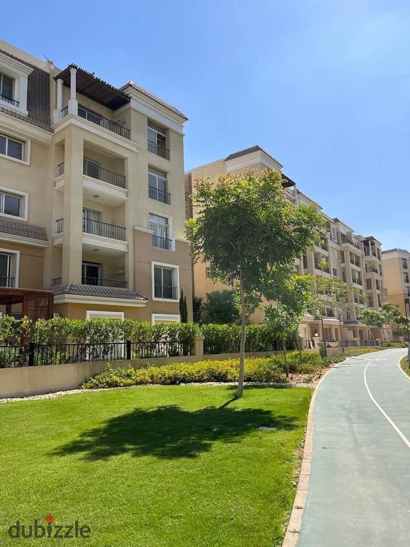 For sale, a 69 m studio with a 46 m garden in Sarai, directly on the Suez Road, with a down payment of 505K 1