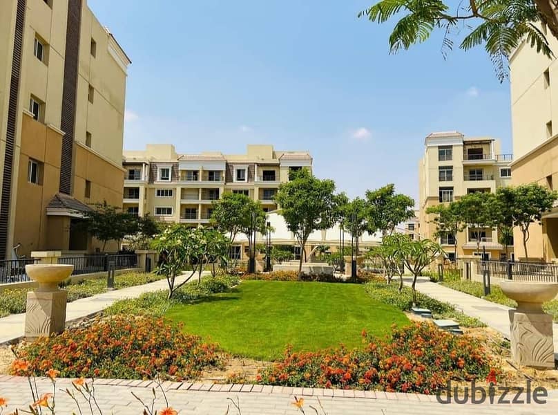 For sale, a 69 m studio with a 46 m garden in Sarai, directly on the Suez Road, with a down payment of 505K 2