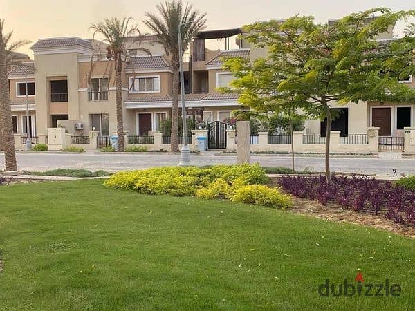 For sale, the last townhouse, 212 m + garden, 104 m, in Sarai Mostakbal City, next to Madinaty, with a 42% discount 6