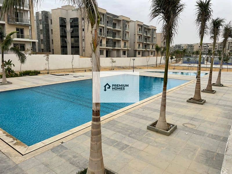 Penthouse for sale with private roof and swimming pool, immediate delivery, open view in Galleria Moon Valley Compound 0