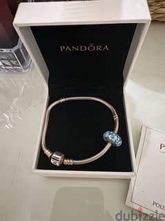 Pandora bracelet with charm