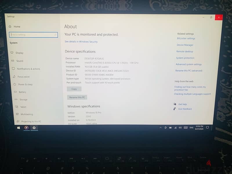 laptop xps 9370-4k-3840x2160 4