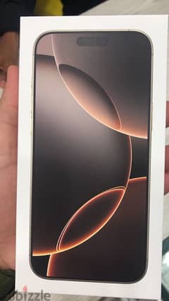 I phone 16 Pro Max 256 GB Middle East TDRA NEW COLOR DESERT TITANIUM