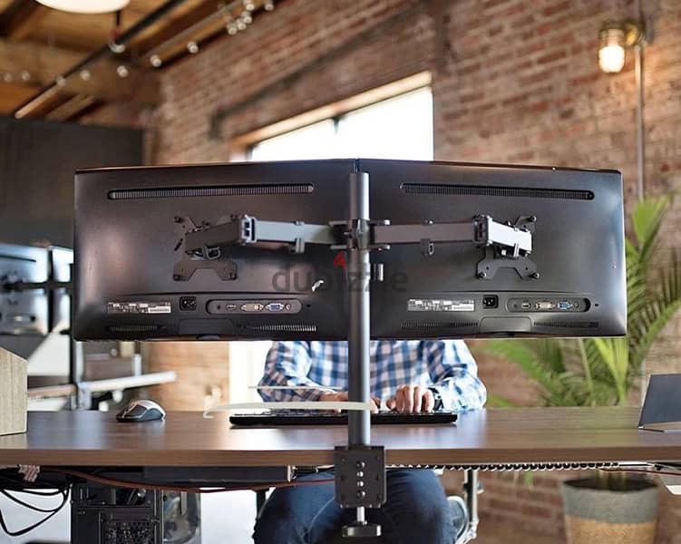 monitor mount dual for 27 monitors or less 2