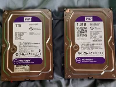 Western Digital 1tb Purple Hard Drive 5400rpm SATA III 3.5 . . . ‏