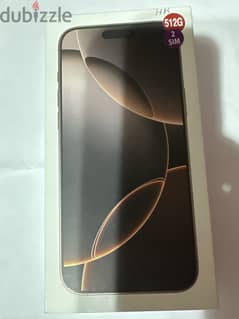 Iphone 16 pro max Sealed HK (ZA) 256 desert titanuim