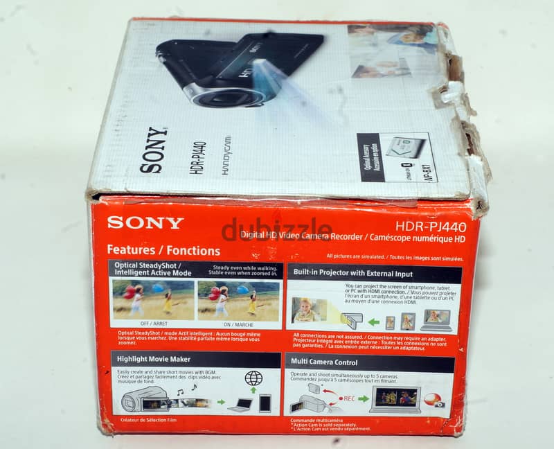 سوني هاند كام Sony HDR-PJ440 Full HD 8GB Handycam 9