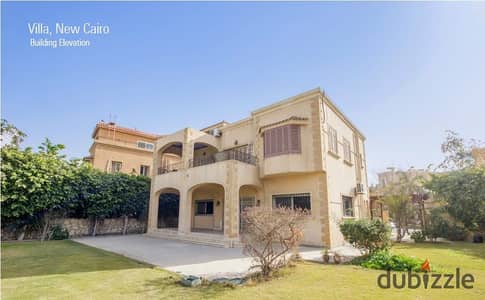 Villa 800m semi furnished for rent in guezira green park compound new cairo