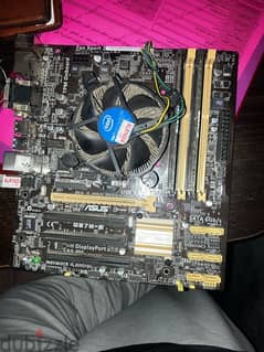 Asus Q87 و core i5 4590 و ٨ ram