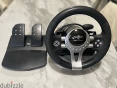 nearly brand new spirit of gaming steering wheel excellent performance