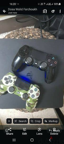 ps 4 slim + 1joystick  + 7 games 1tera off line 1