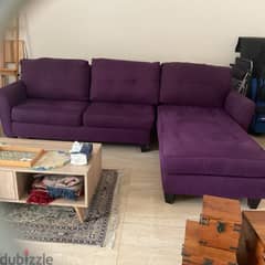 L shaped sofa