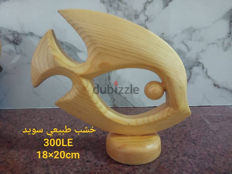 wooden handmade Decoration اشغال يدوية من الخشب الطبيعي 0