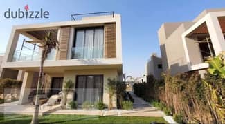 A fully finished villa next to Madinaty with a private garden  minutes from the Suez Road and the Administrative Capital  for sale in installments wit