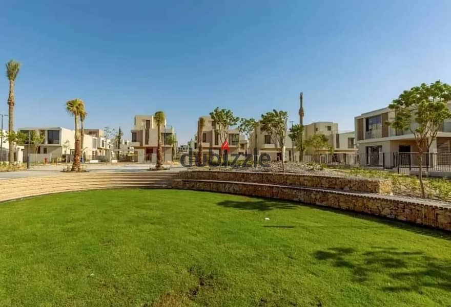 A fully finished villa next to Madinaty with a private garden  minutes from the Suez Road and the Administrative Capital  for sale in installments wit 3