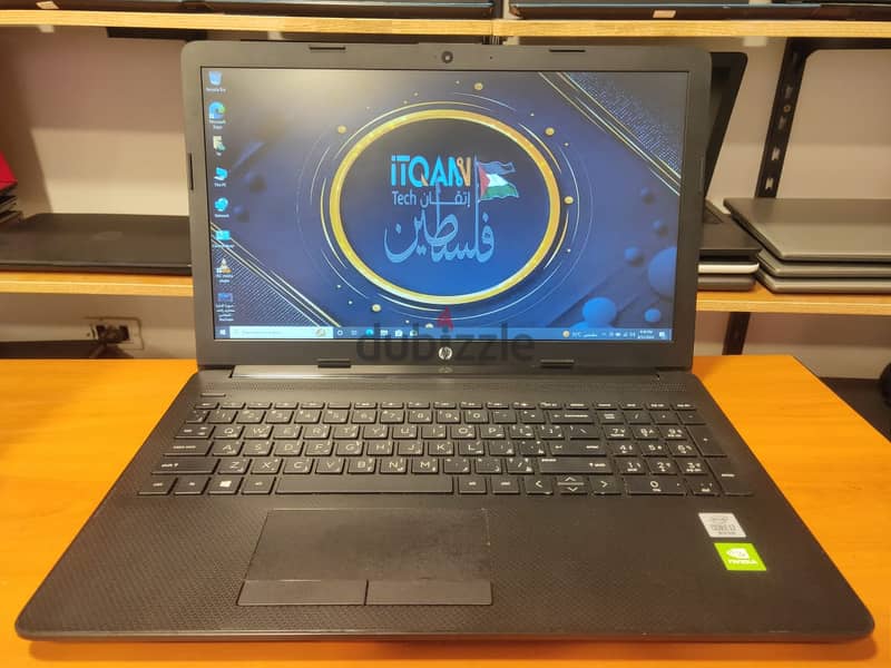 hp core i7 جيل عاشر+ nvidia mx 130 4gb+هاردين+ full hd 1