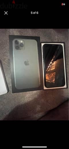 Iphone 11 pro with box مش مغير حاجه