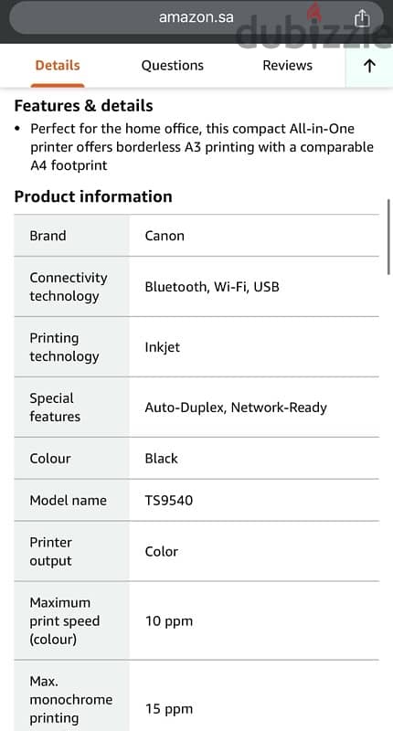 Canon PIXMA TS9540 Black printer A3 All-In-One for the home office 6