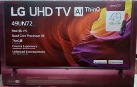 شاشه lg سمارت 49 بوصه 4k برسيفر داخلي كسر الزيروووو