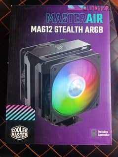 Cooler : COOLER MASTER MASTERAIR MA612 STEALTH ARGB Dual fan 6 Heat P