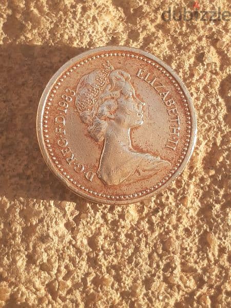 1983 one pound coin Elizabeth ii 0