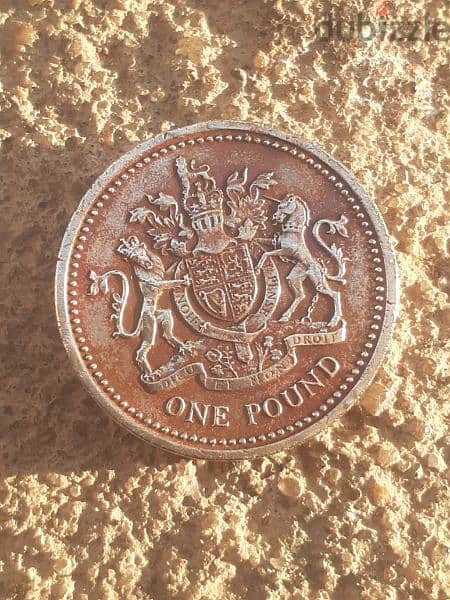 1983 one pound coin Elizabeth ii 1