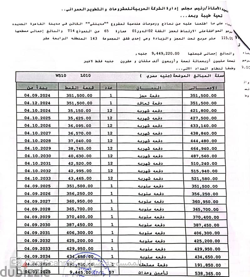 شقه للبيع 116م مدينتي B14 فيو وايد جاردن اتجاه بحري قريبة من الخدمات 4