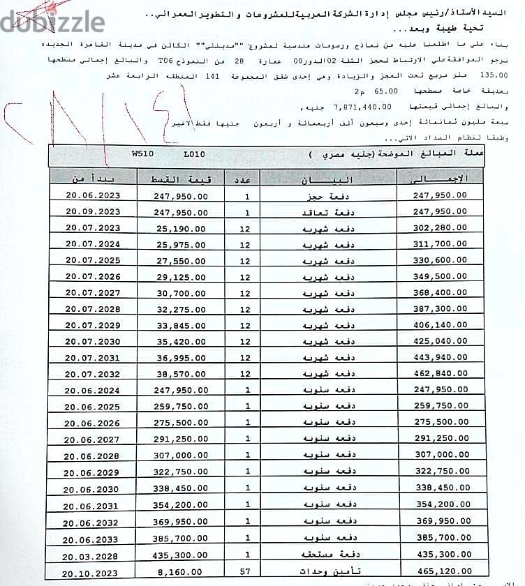 فرصة نادرة شقة 135م بحديقة 65 م في B14 فيو وايد جاردن اقساط على 10 سنو 1