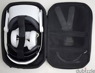 Meta Quest 2 VR 128GB With Strap, Hard Case and Silicon Face Pad