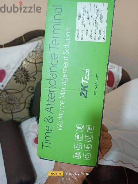 جهاز بصمه zk teco x628-tc 3