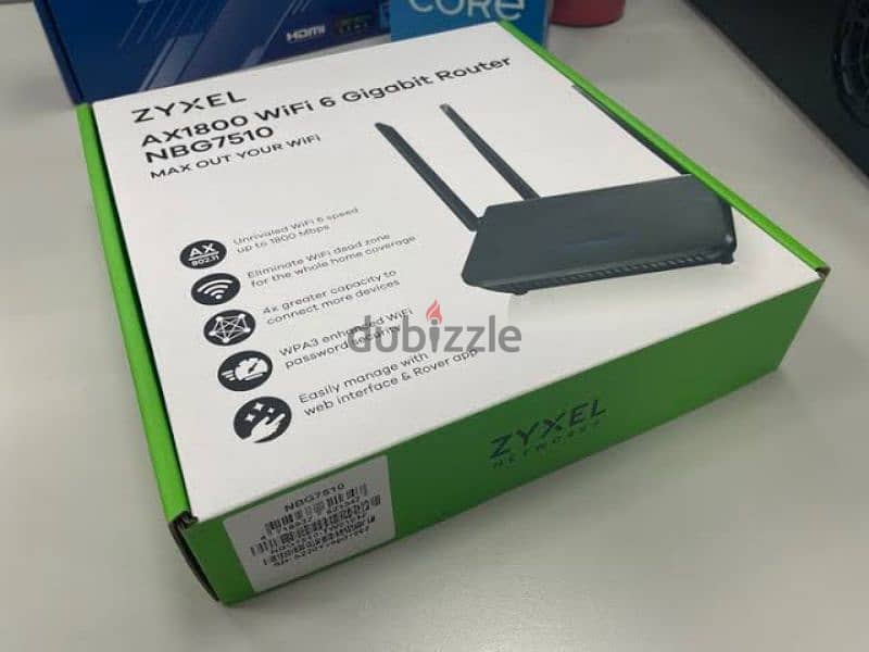 zyxel AX1800 Nbg7510 wifi6 زيرو جديد  8قطع جمله فقط 0