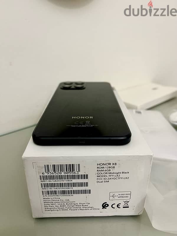 Honor x8 mobile for sale in a good condition 4