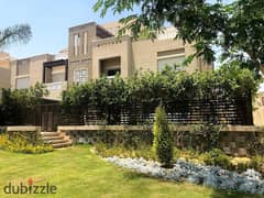 Opportunity for a villa for sale, a twin house, 252 square meters, in Green 4 Compound, next to Palm Hills and New Giza, and near Sheikh Zayed.